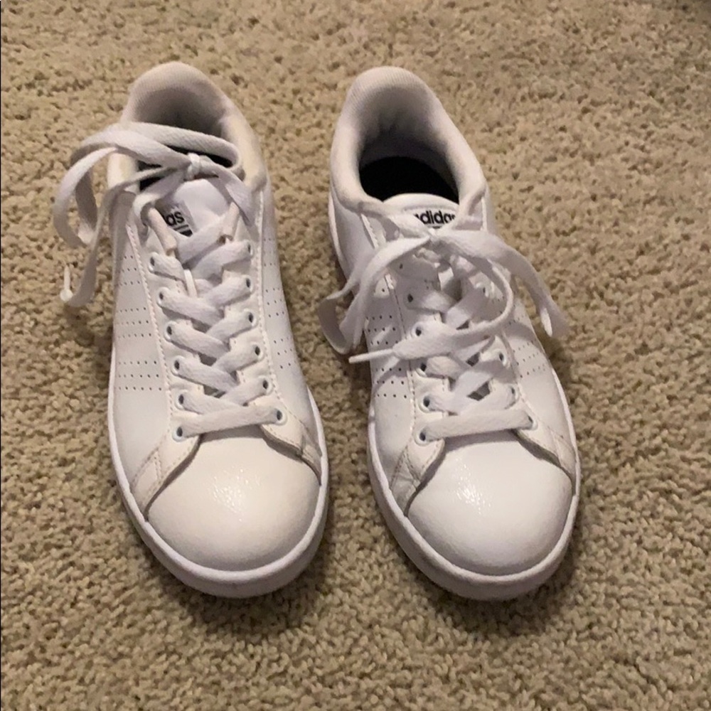 White Adidas sneakers